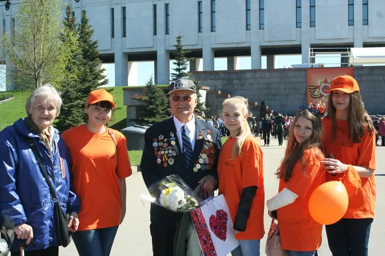 Акция "Наследники Победы" на Поклонной горе