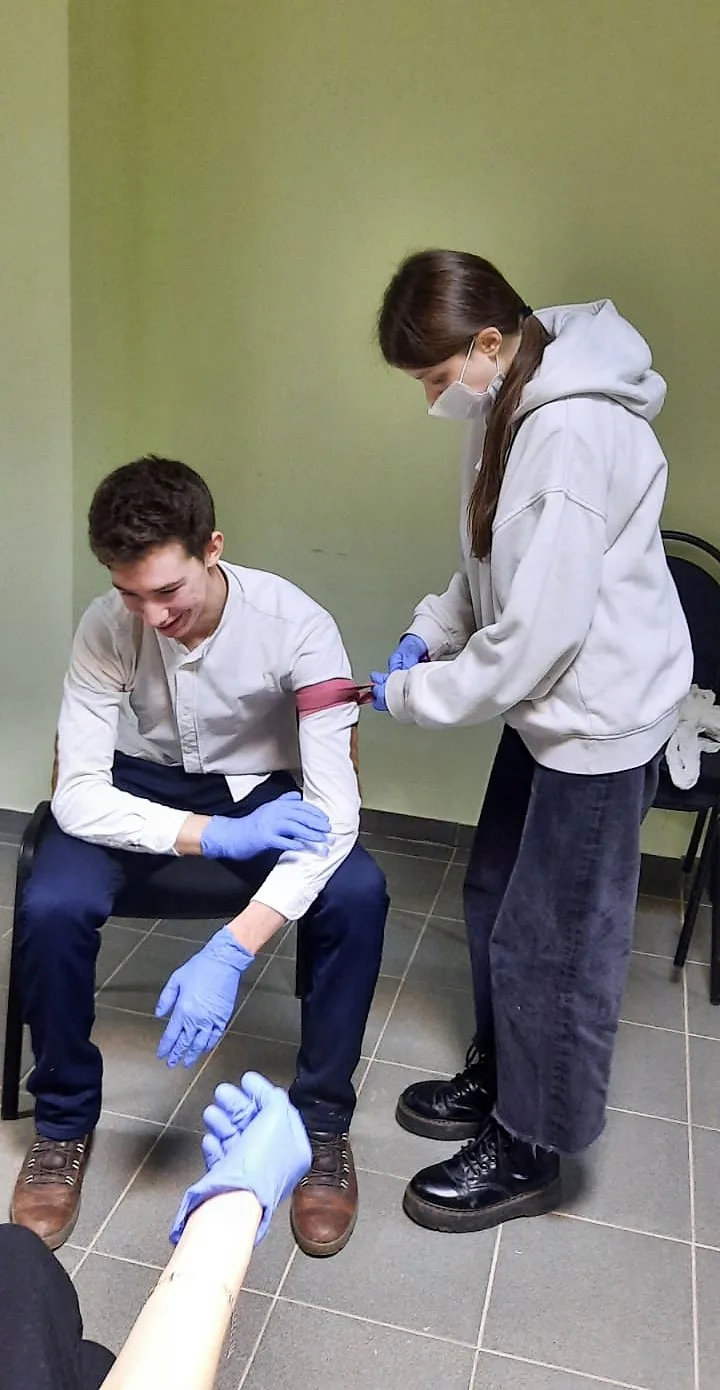 Волонтерский отряд спасателей КЭСИ на открытие штаба ВСКС