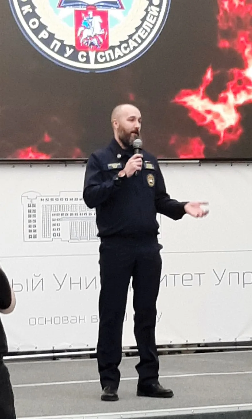 Волонтерский отряд спасателей КЭСИ на открытие штаба ВСКС