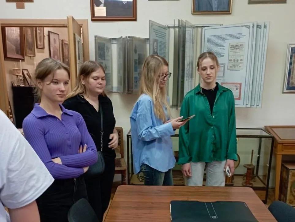 Студенты факультета рекламы посетили Музей предпринимателей, меценатов и благотворителей